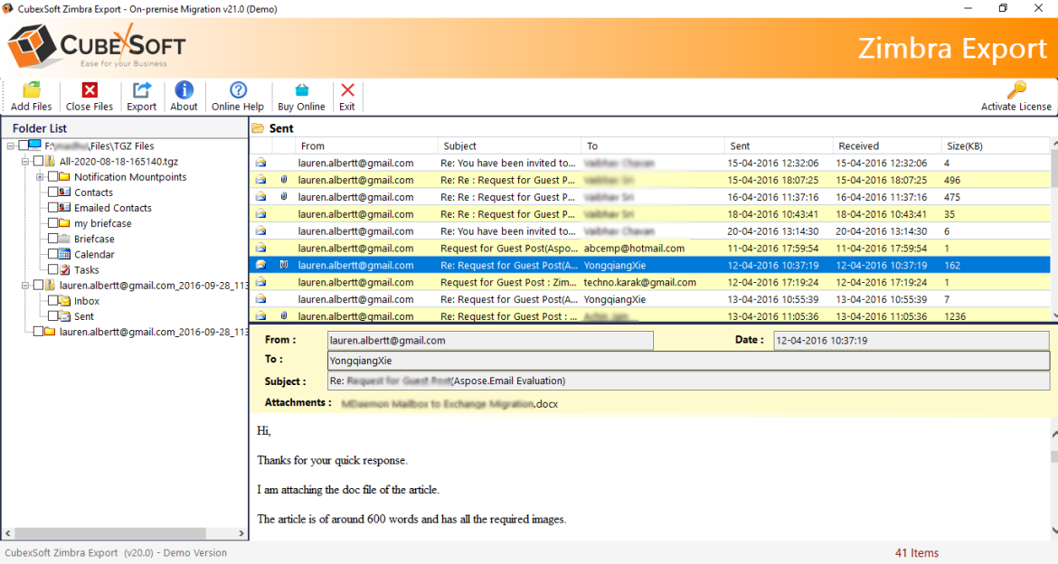 how to export zimbra mailbox to outlook